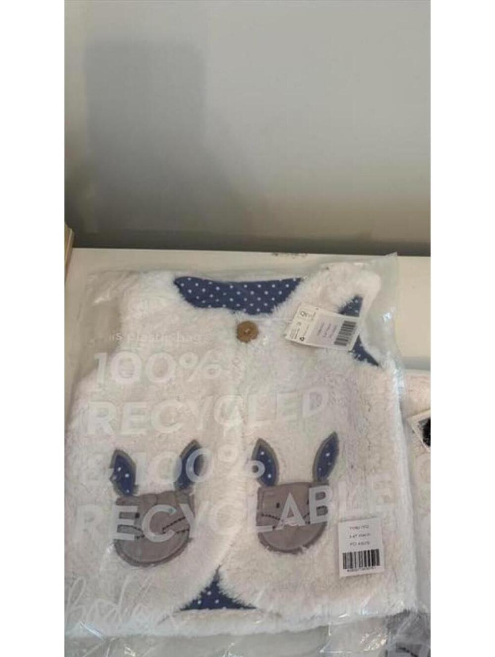 Boden 3-4y Bunny Vest NWT